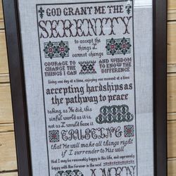 The  whole Serenity Prayer 
