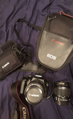 Canon 1100D with 2 lenses!