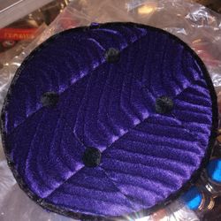 Purple Velor Steering Wheel Cover For Lowrider Bike