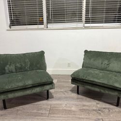 72" Futon Sofa Bed, Convertible Futon Couch with Adjustable Backrest, Modern Corduroy Loveseat Sleeper Sofa for Small Spaces, Living Room, Office, Gre