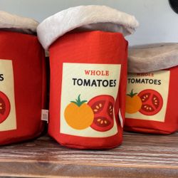 Adorable Can Of Tomatoes Toy For Dogs 