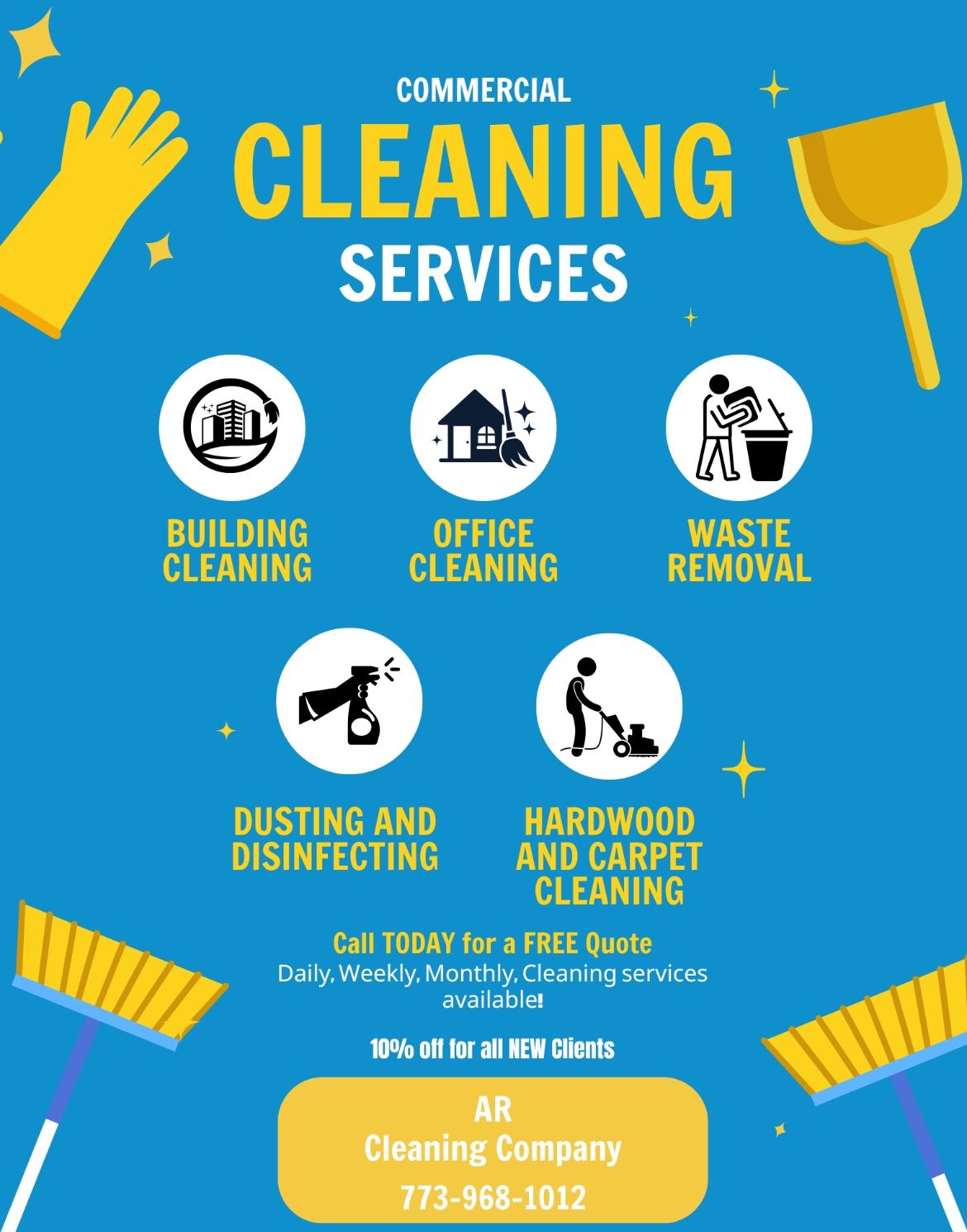 Cleaning Services Available !