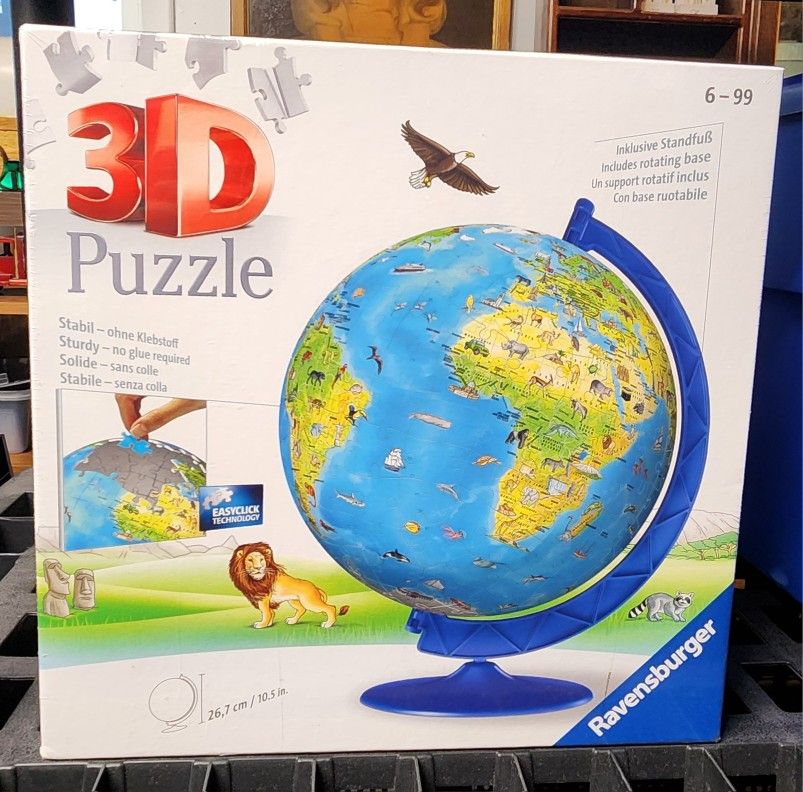 Ravensburger Children's World Globe 3D Puzzle