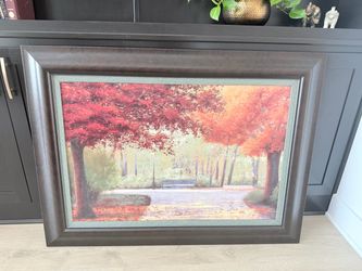 Large framed wall art / painting