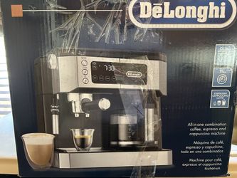 De'Longhi All-In-One Cappuccino, Espresso with Coffee Maker in