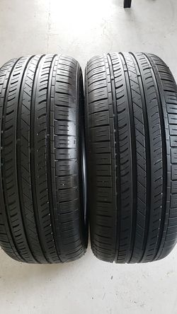 Land sport in good condition 2 tires 215 55 17 80% tread