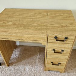 Wooden Sewing Desk