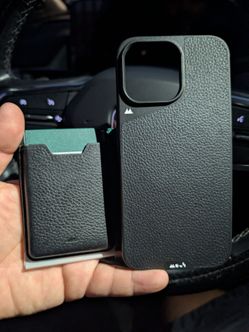iPhone 16 Pro Max Mous Leather Case & Wallet