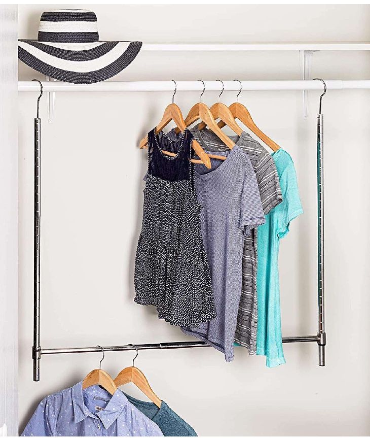 38inch Adjustable Hanging Closet Rod