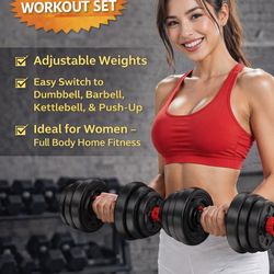Adjustable  dumbbells