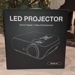 H1 LED Video Projector Home Theater – Open Box Brand New Complete