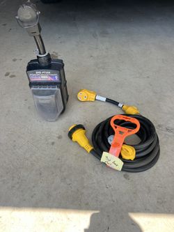 RV EMS EMS-PT50X Portable RV 50-Amp EMS with 25 extensión cord and 1- adapter  