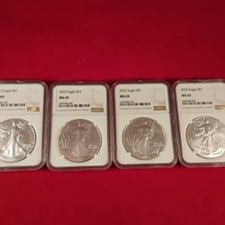 2023 Eagle S$1 MS69  By NGC