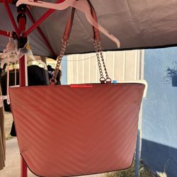 Pink Nine West Purse With Pink Sparkly Wallet