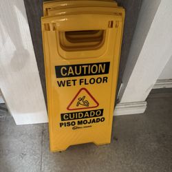 Wet Floor Caution Signs 