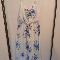 Blue Floral Dress