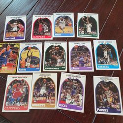 1999-00 Hoops Decade Skybox NBA Basketball Cards, lot of 12. Great shape