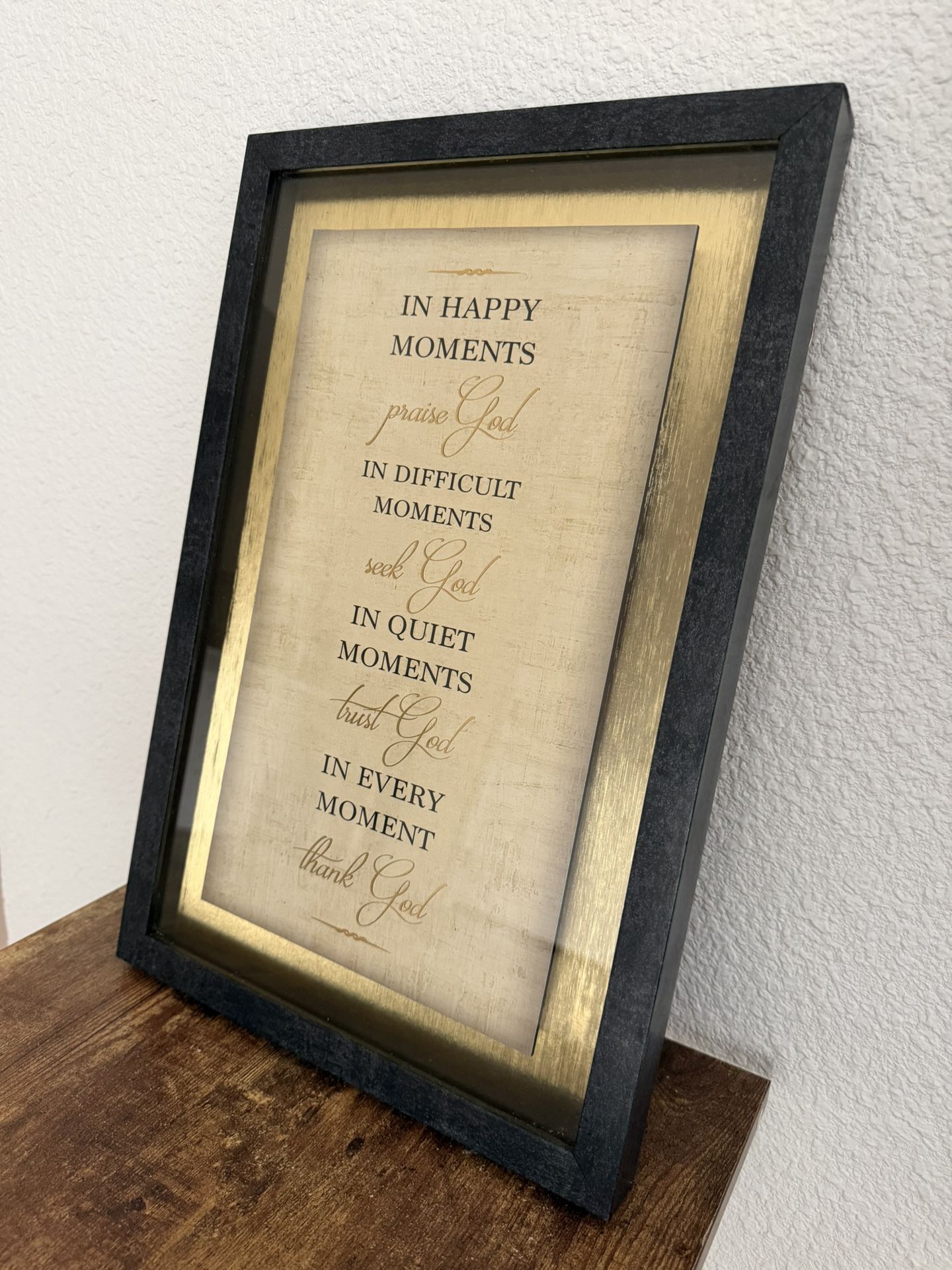 Faith Wall Art – Inspirational Christian Quote