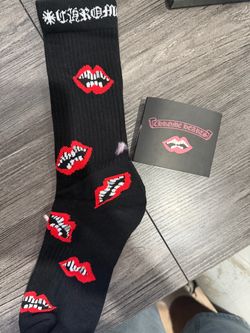 Chrome hearts black sock