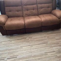 Brown Couch & Loveseat Seat (New 