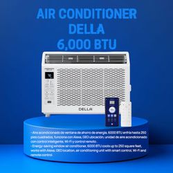 Windows Air Conditioner DELLA 6,000 Btu 