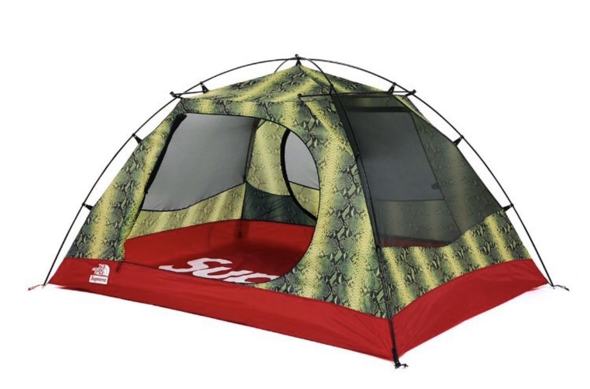 Supreme The North Face Snakeskin Taped Sean Stormbreak 3 Tent Green