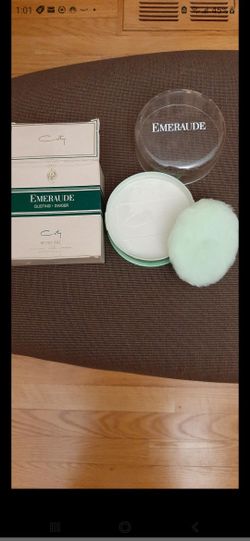 Vintage Coty Emeraude Dusting Powder 4 Ounces 