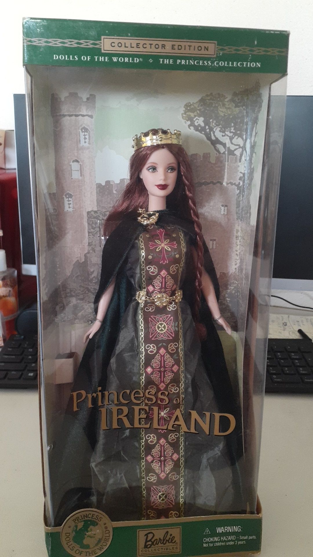 NEW IN BOX COLLECTOR EDITION PRINCESS IRELAND BARBIE MATTEL