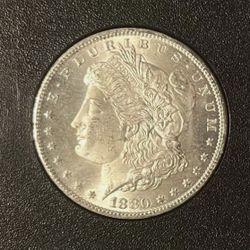 1880-CC $1 Morgan Silver Dollar