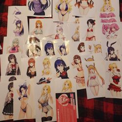 Anime Girl Vinyl Stickers