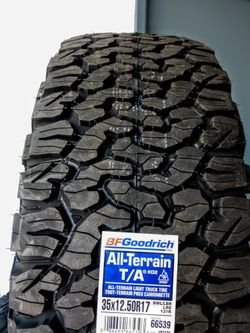 35 x12.50 R17 NEW BFGoodrich KO2 Tires!! Only $43 start up