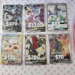POKEMON SINGLES MEWTWO CHARIZARD MEW V EEVEE TYRANITAR