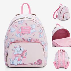 Loungefly Disney The Aristocats Marie Bows Mini Backpack 