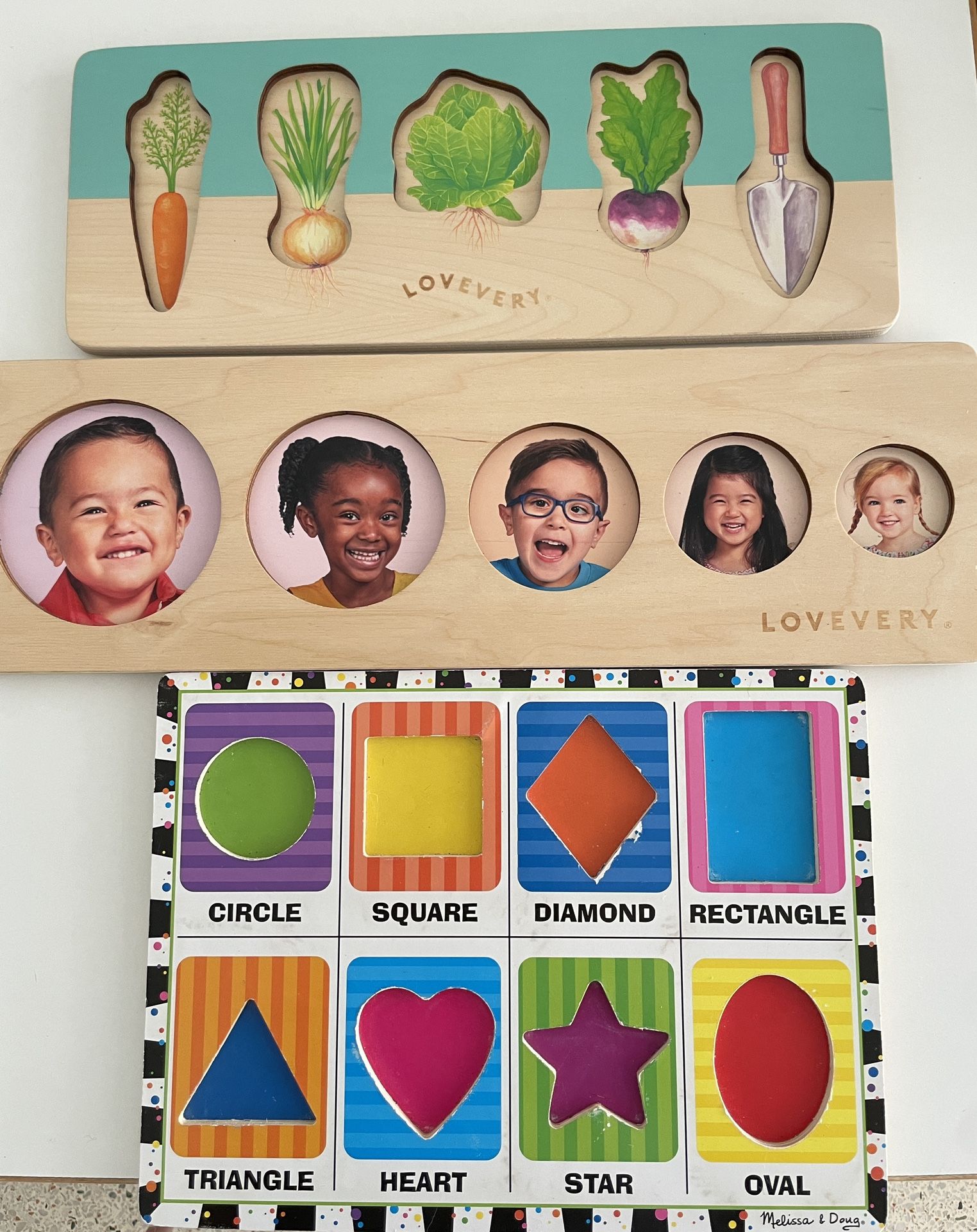 Lovevery & Melissa & Dough Wooden Puzzles