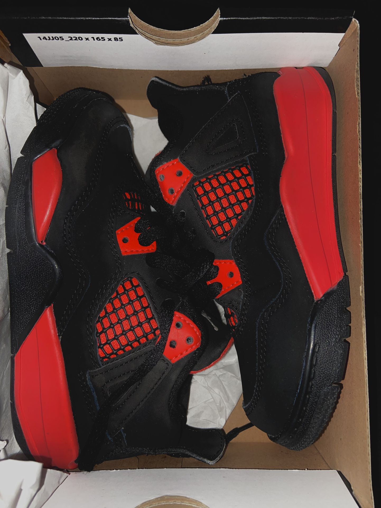 Jordan 4 Red Lighting Toddlers