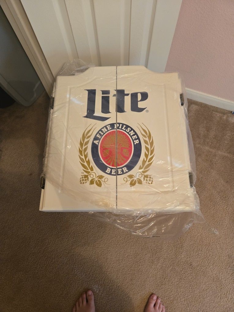 Miller Light Dart Board. Never Used