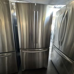 Samsung French Door Apt Size 32” Stainless Steel Fridge We Deliver And Install👨🏻‍🔧🚚