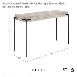Entry way table 