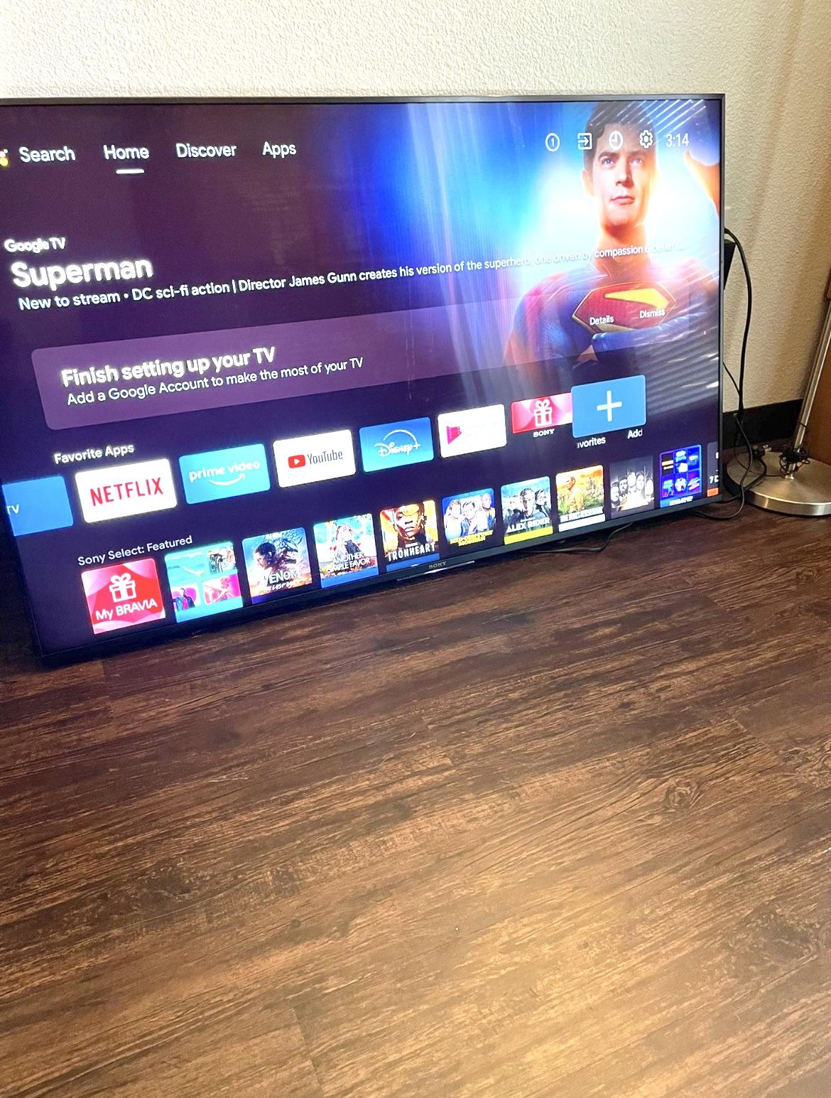 65”Sony Bravía 4K 2160p UHD Smart TV Android Model XBR-65X850G