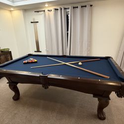 Mallory 7’ Pool Table by Legacy Billiards – Excellent Condition + Extras