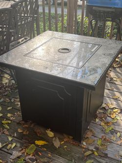 Outdoor Propane Fire Pit Table