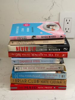 Lot of 9 Paperback Fiction Books
