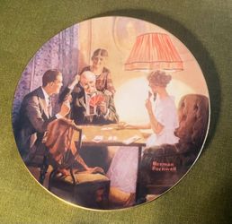 Norman Rockwell Collector's Plate / This Is The Room That Light Made 1983