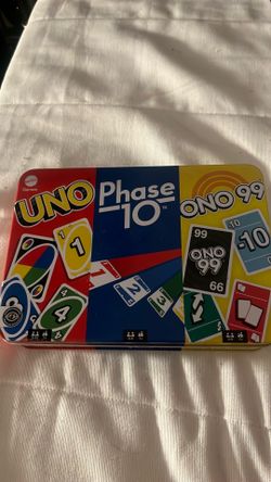 Uno/Phase 10/Ono 99 Travel Case Card Game