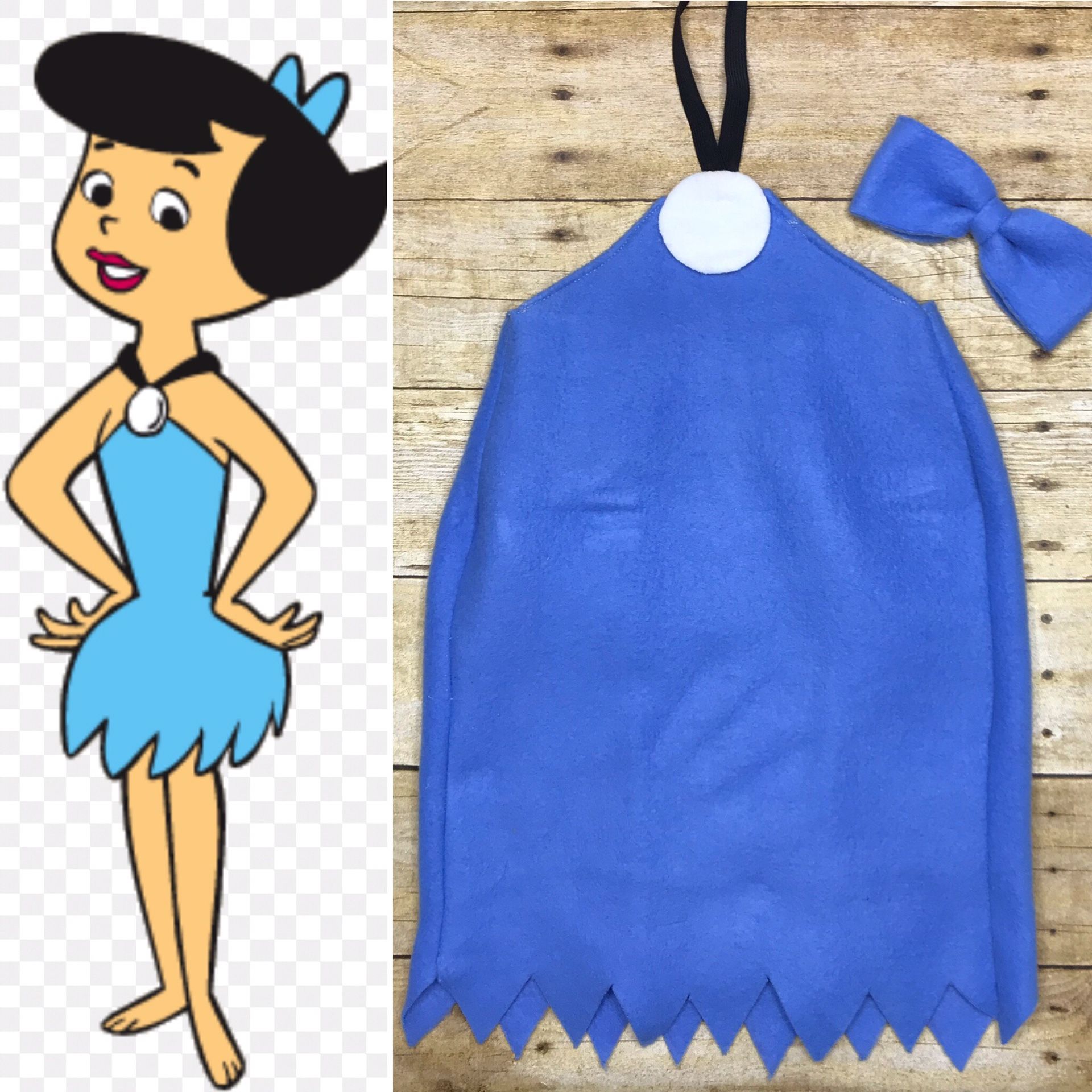 Toddler Betty Rubble Halloween costume 2T