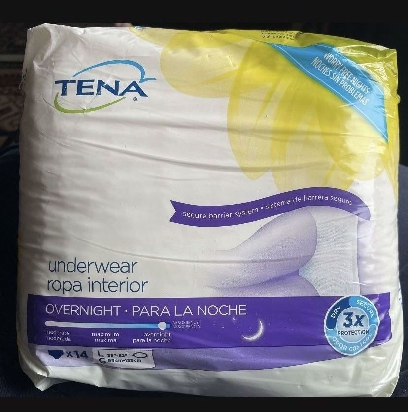 3 BRAND NEW PACKS OF TENA BLADDER CONTROL UNDERWEAR