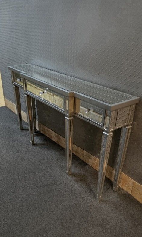 Antique Mirror Console Table