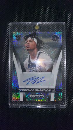 24-25 Prizm Black Terrance Shannon Jr Mojo /25 Autograph