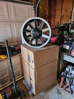 Brand New Set Of Wheels 20x9 Offset 1mm 8x180 CHEVY SILVERADO GMC SIERRA 2(contact info removed)