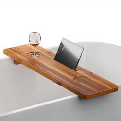 Tinamo Acacia Bathtub Caddy Tray Table |